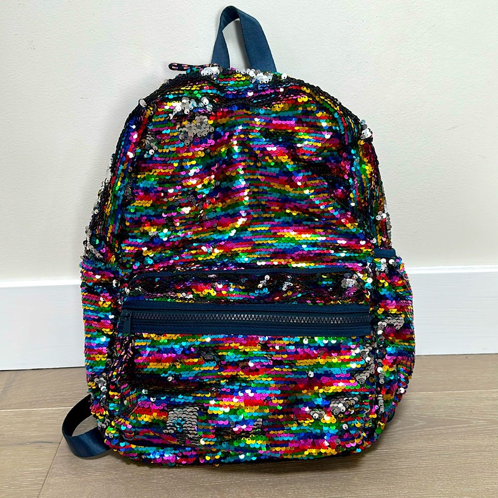 Crewcuts Multi-color/Silver Sequin Backpack